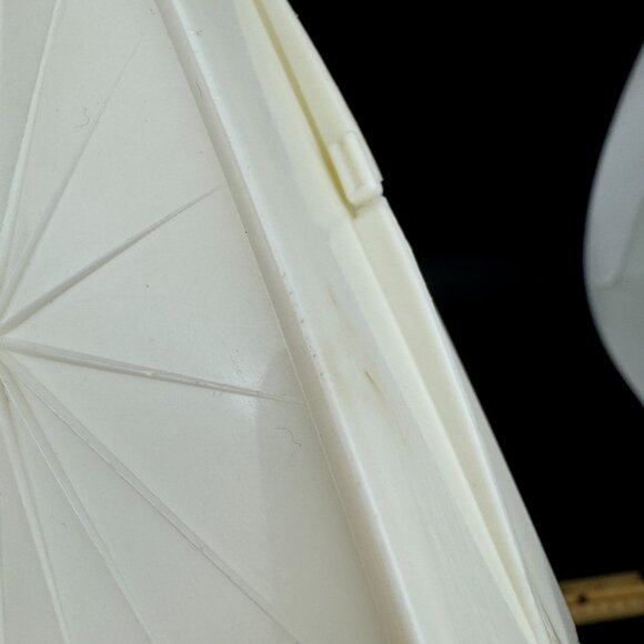 Vtg Lustro Ware Plastic Travel Hinged Bar Soap Container w Starburst White READ - Picture 14 of 15